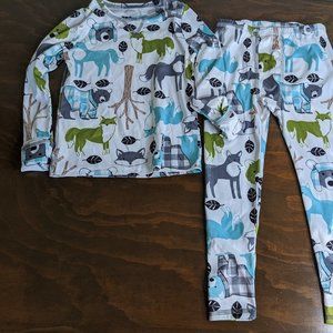 Cuddl Duds 2-3T Long sleeve and Pants Set